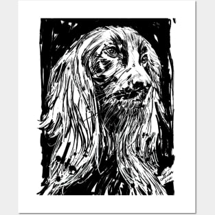 IRISH SETTER ink portrait.1 Posters and Art